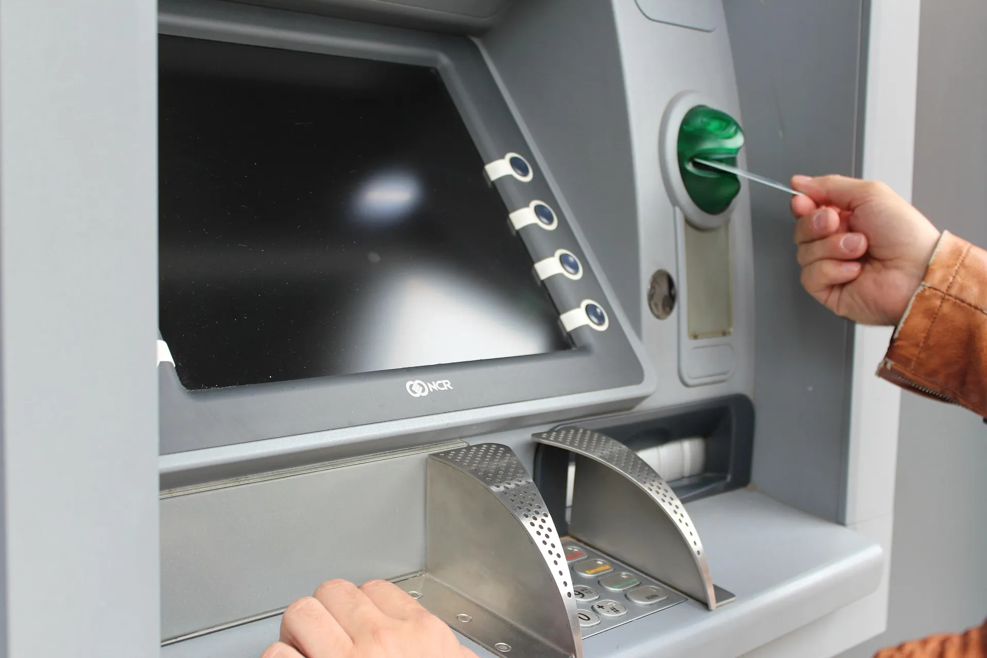 A cryptocurrency ATM terminal